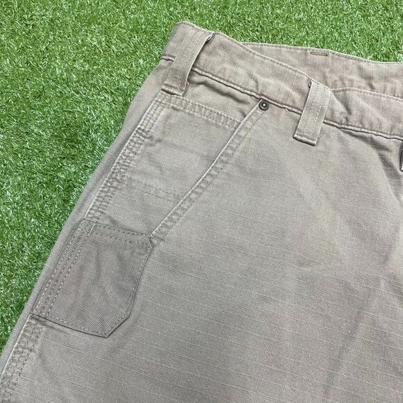 Carhartt Cargo Shorts Mens 50 Tan Relaxed Fit Rugged Flex Utility Work Pockets - Picture 4 of 7